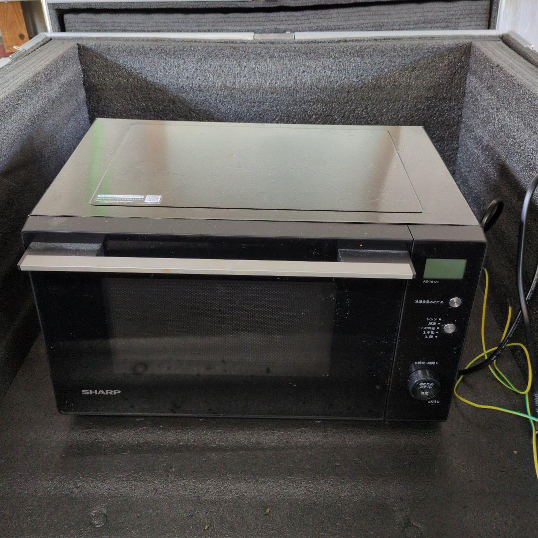 シャープ 単機能レンジ RE-TS171-B ブラック　電子レンジ　2020年製
