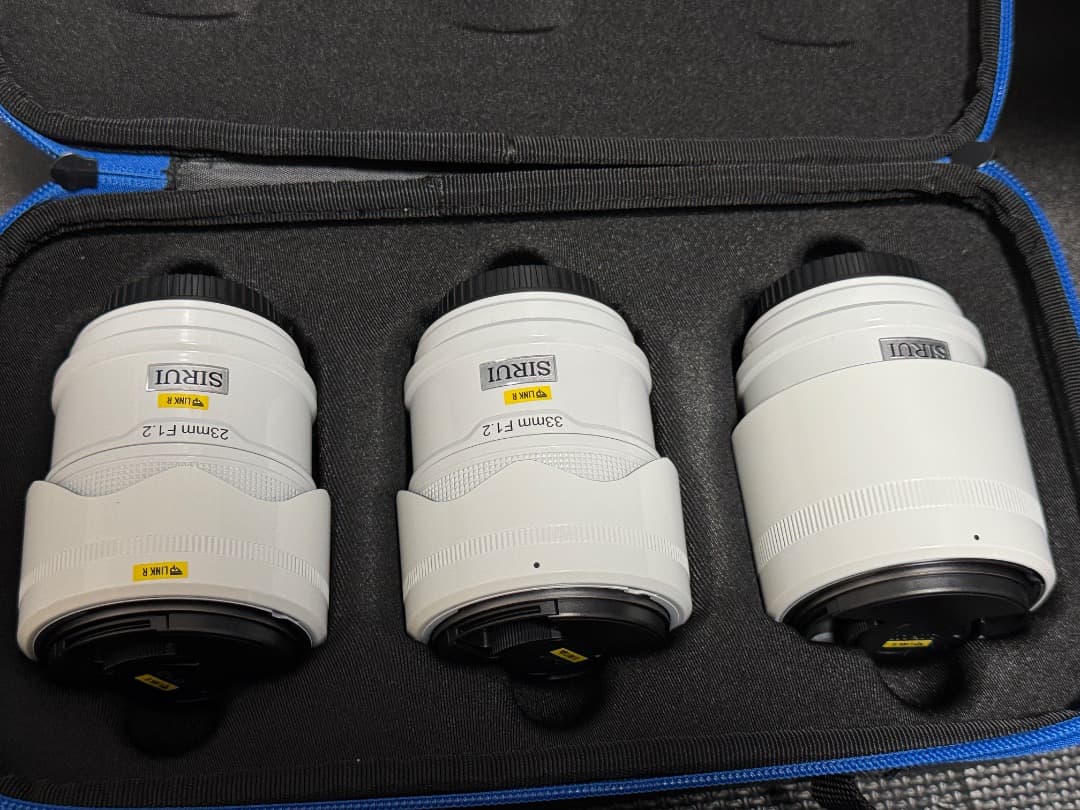 Sirui スナイパーシリーズ 23/33/56mm F1.2 APS-C