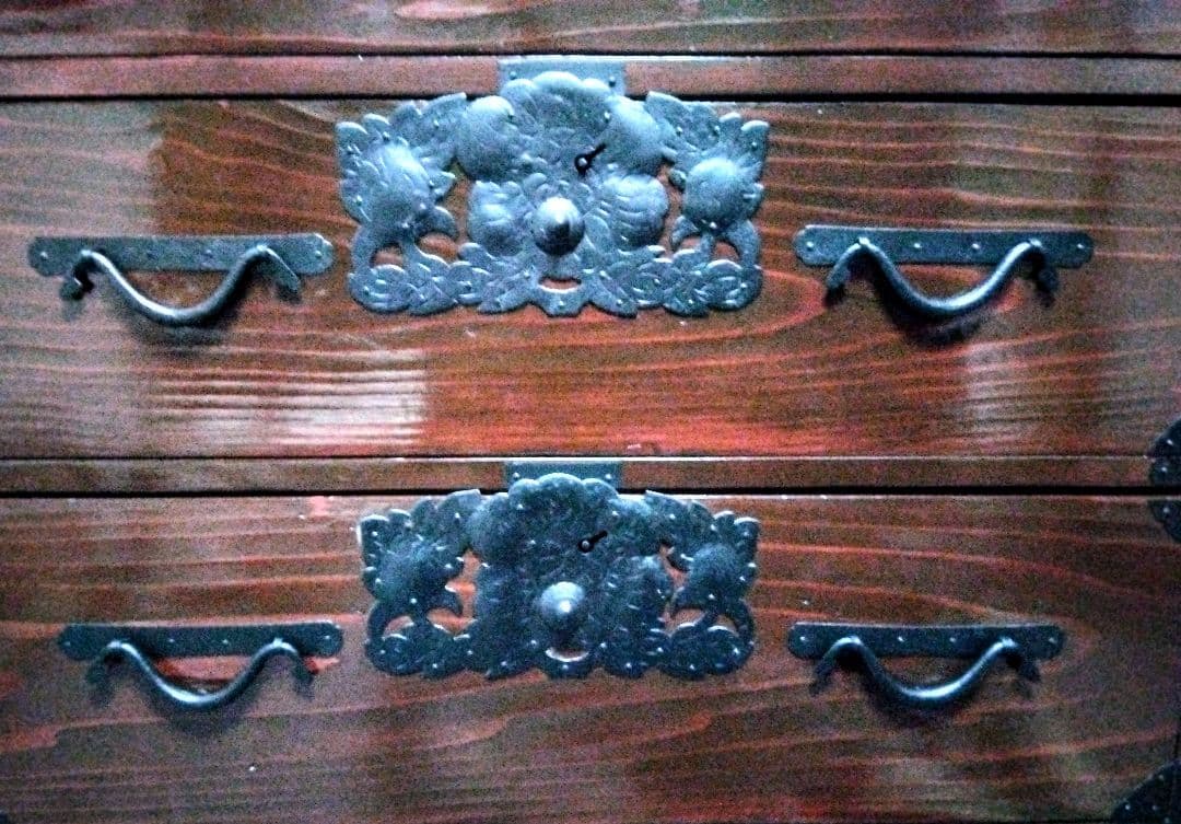 【アンティーク】仙台箪笥　時代箪笥　ローチェスト　洋服タンス