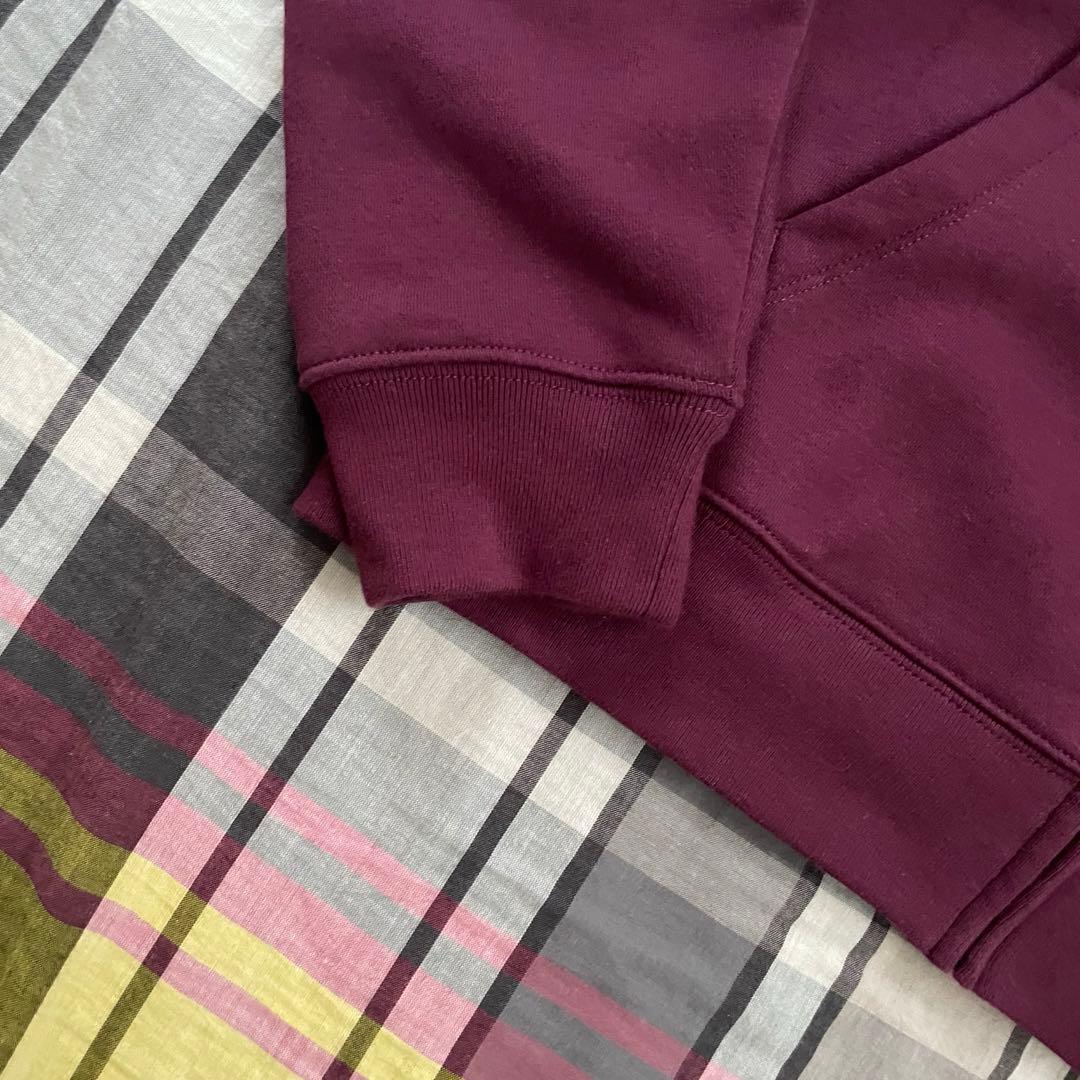 GAP ジップパーカー バーガンディ ワインレッド希少カラー
