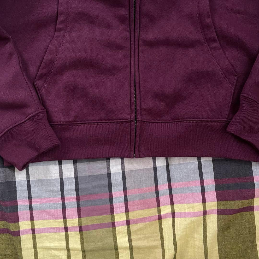 GAP ジップパーカー バーガンディ ワインレッド希少カラー