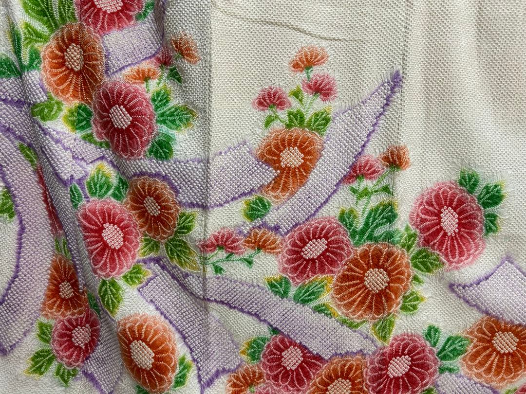 豪華振袖４点セット！！　きぬたや？　総絞り　花柄　１９７