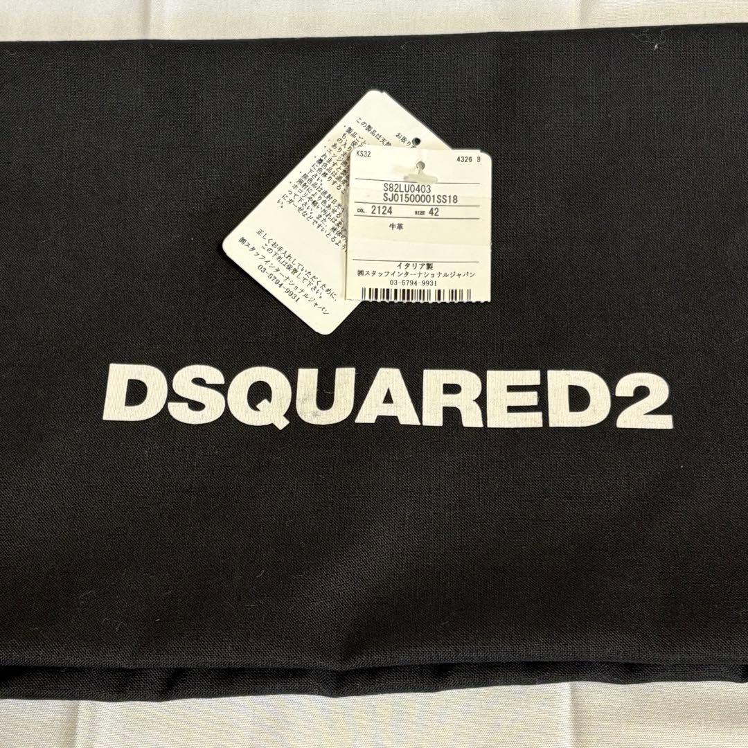 再再値下げ【新品】DSQUARED2 イタリア製 プレーントゥ サイズ42