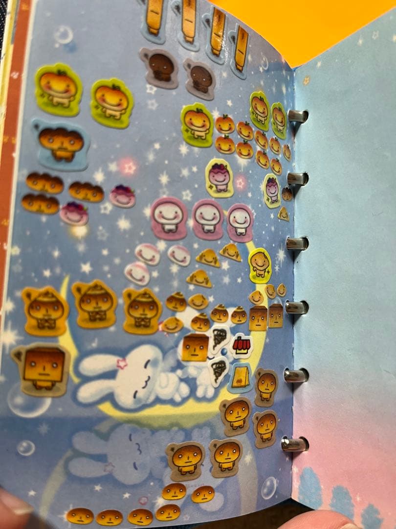 【当時物シール付き！】デニム　シール帳　当時物