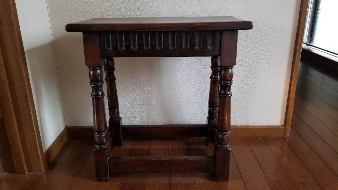 ヴィンテージ 英国べヴァン ファンネル社 Reprodux 木製 サイドテーブル