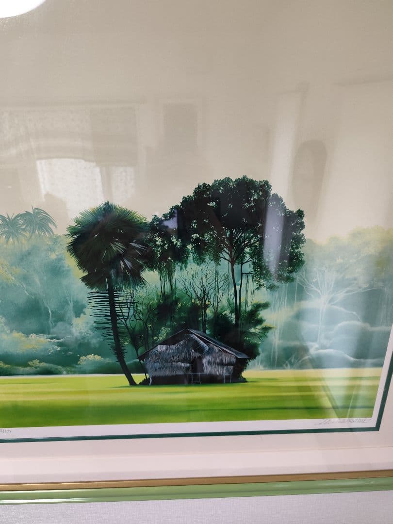 ミッシェルバテュ　シルクスクリーン　エディション番号直筆サイン　忘れかけのパレス