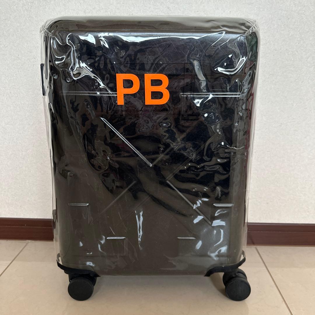 OFF-WHITE ブラック キャリーケース 小型