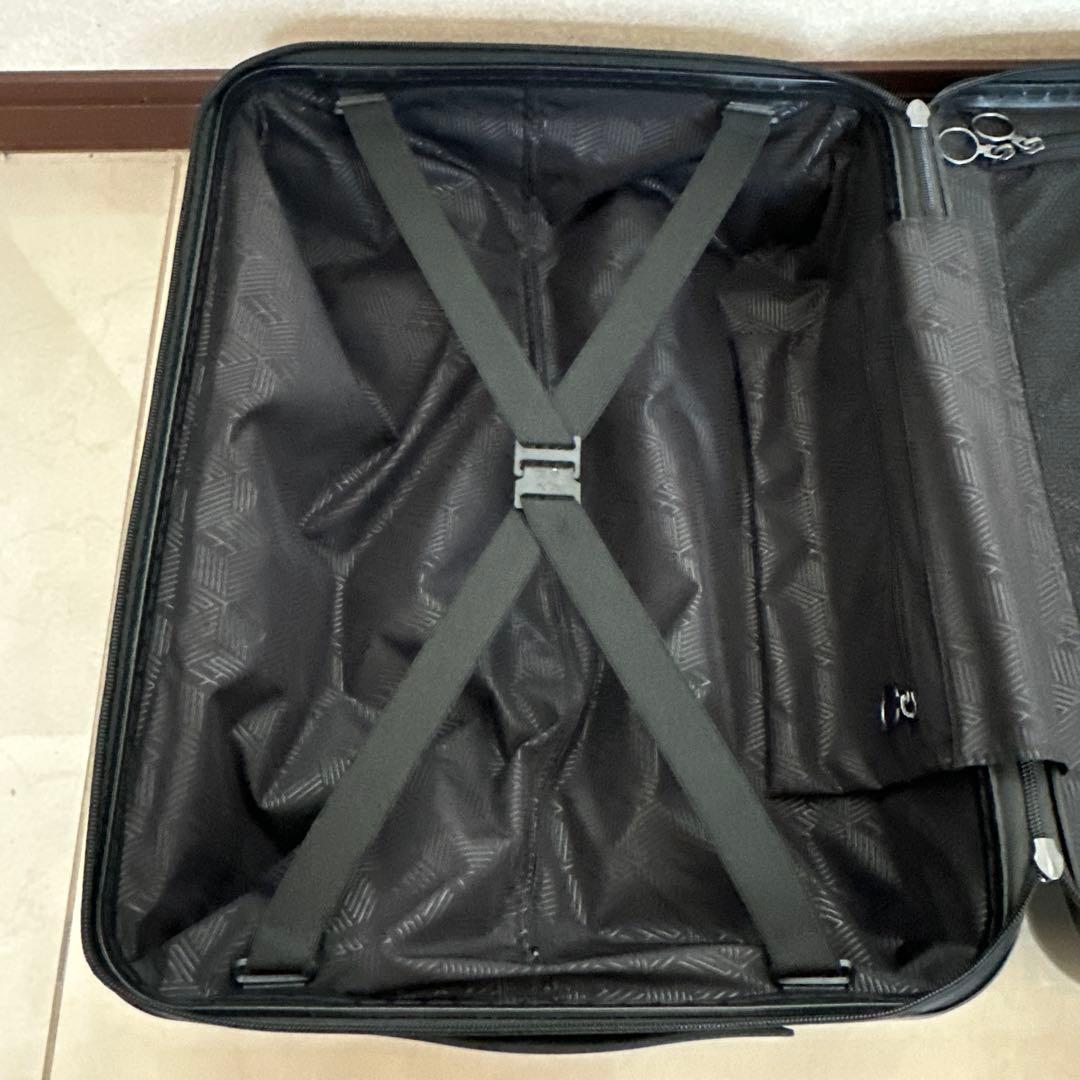 OFF-WHITE ブラック キャリーケース 小型