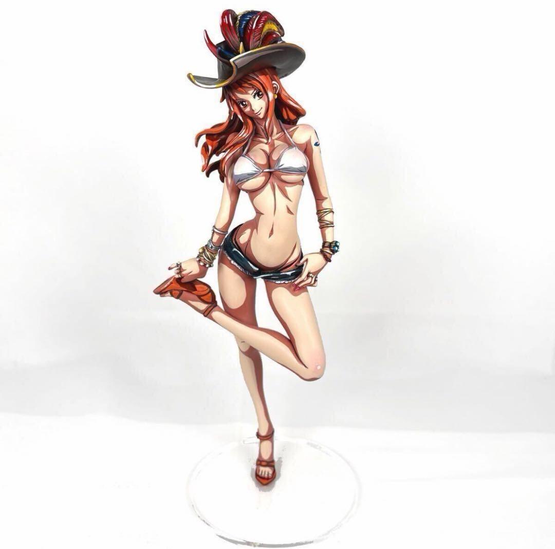 ワンピース ナミ リペイント＆フラッグダイヤモンドシップ　ナミ　合計2体セット