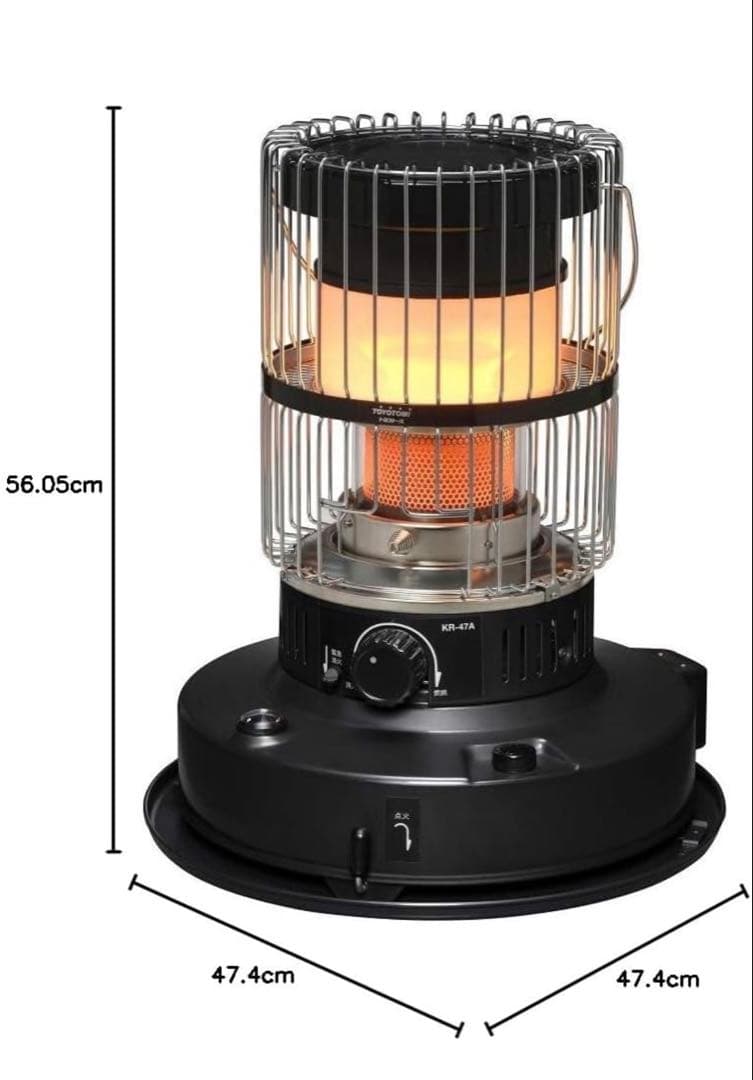 超美品　トヨトミ対流型　石油ストーブ　KR-47(B)