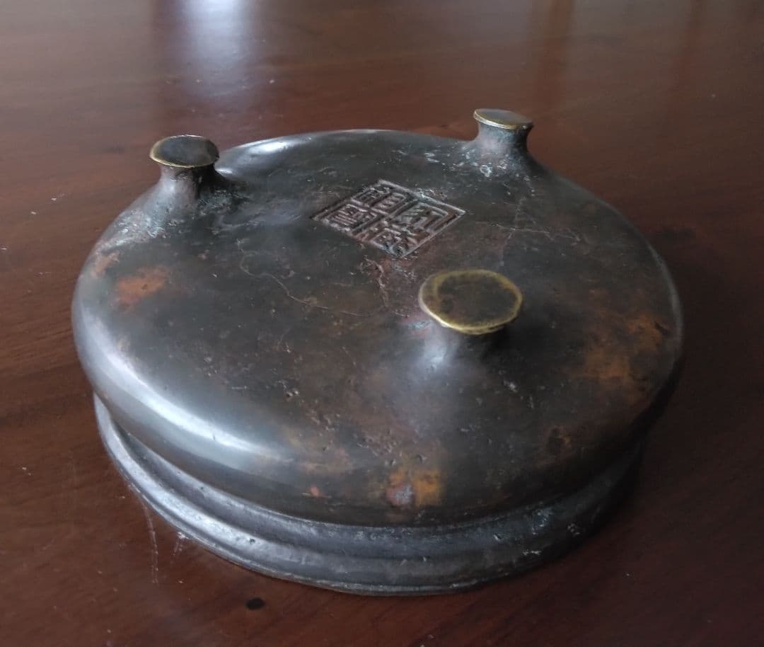 3足銅香炉 家藏珍寶  中国古玩 骨董