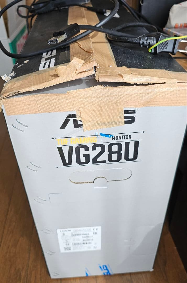 [ワン公専用]訳有り、ASUS VG28UQL1A-J 28型 4K