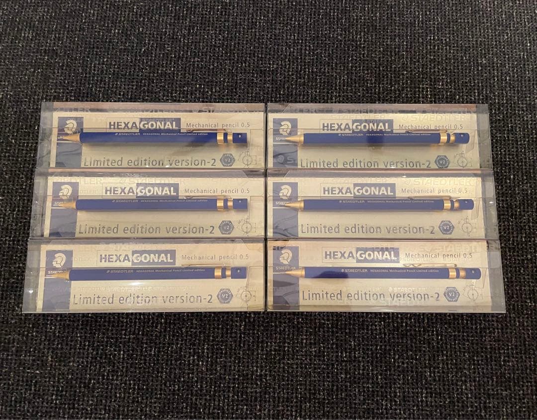ステッドラー ヘキサゴナル シャープペンシル 限定 バージョン2 六本セット