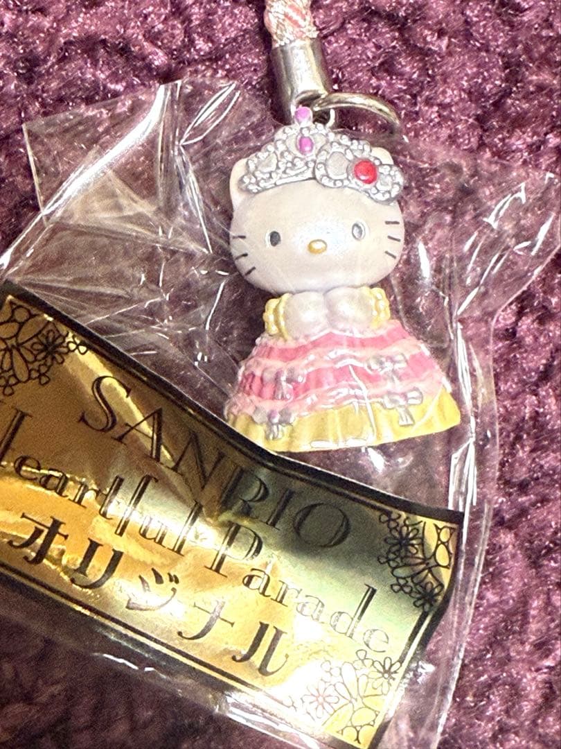 サンリオピューロランド　ハートフルパレード　根付け　ストラップ キティ＆ダニエル