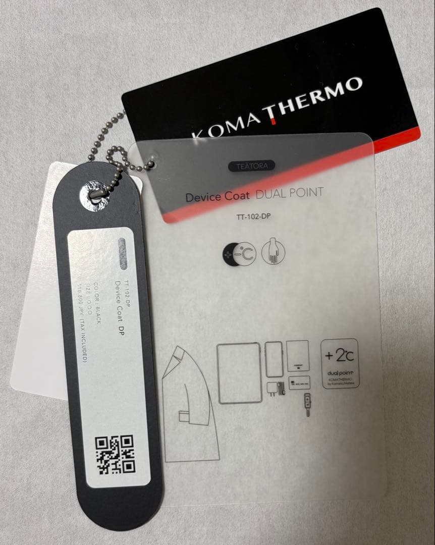 TEATORA DEVICE COAT - DP BLACK サイズ3