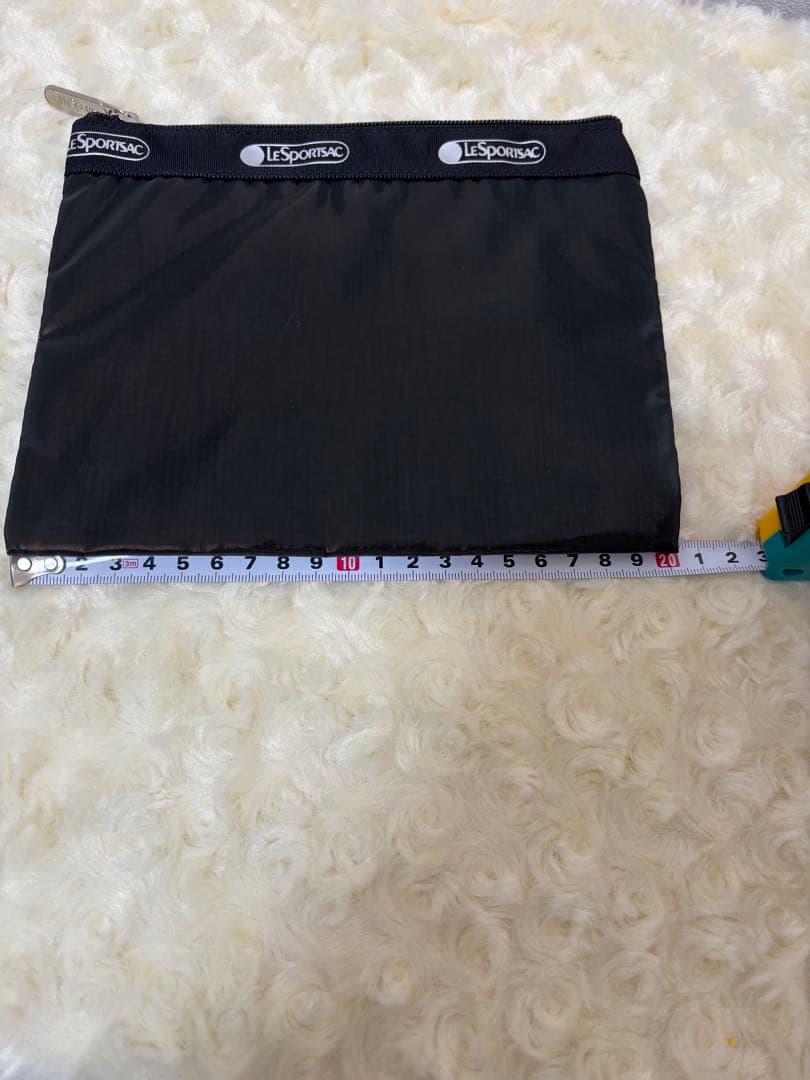 【LeSportsac】レスポートサック新品ブラック ショルダーバッグ ポーチ付
