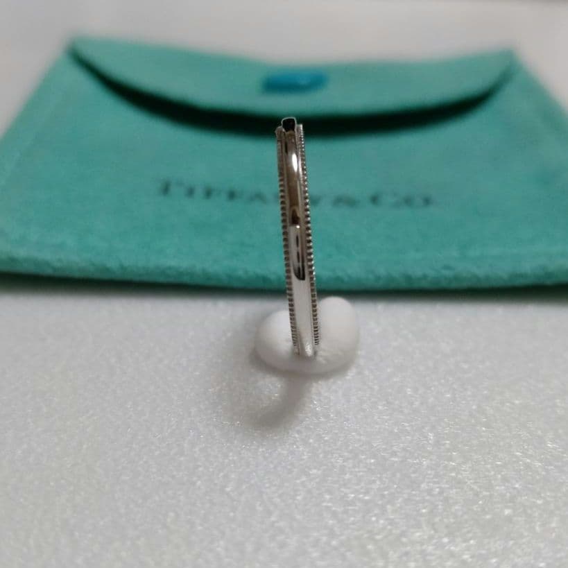 専用ですTIFFANY ティファニー ミルグレイン リング 6号 Pt950
