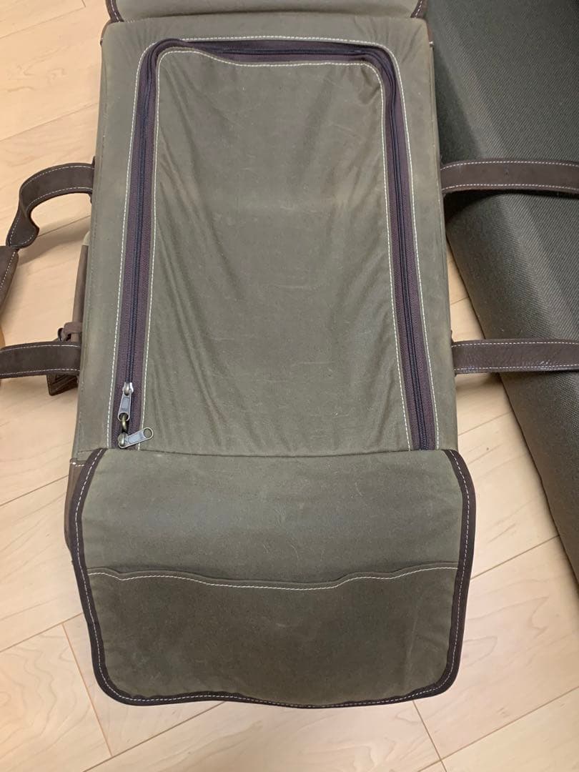 超コレクター 「品質・価値良し・他になし」牛革&綿 キャリーカート 本体 H57