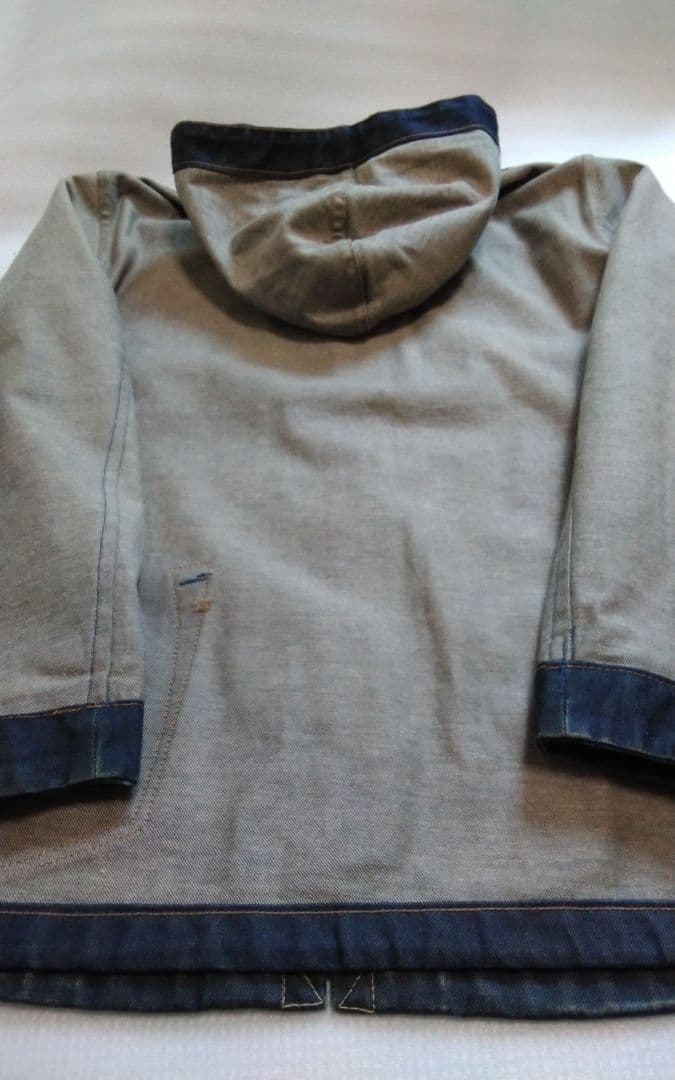 【45R】インディゴ　藍染　赤ミミ　稀少品　デニムJK+②エコBAG【日本製】