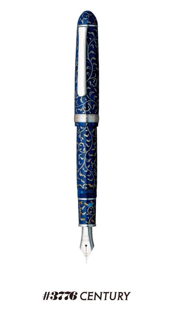 【試筆のみ】PLATINUMプラチナ#3776 センチュリーセルロイド唐草B太字