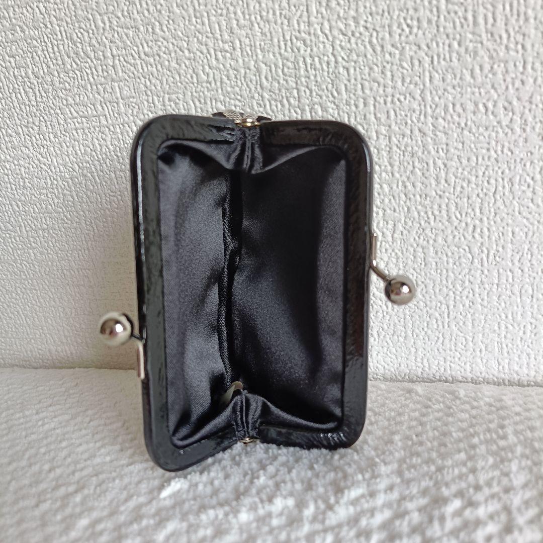 COACH コーチ　シグネチャー　がま口　ケース ブラック　黒