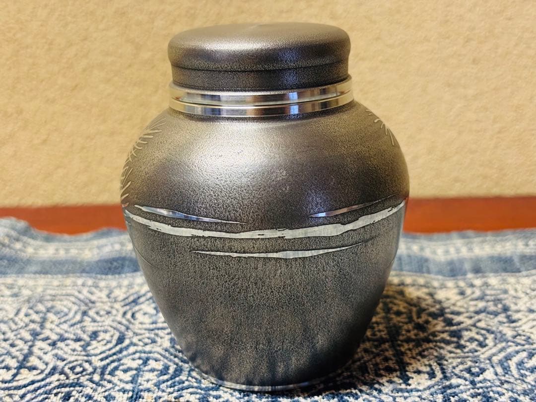 薩摩錫器　浅田錫器　茶壷