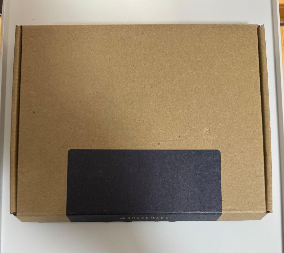 【GROVEMADE】レザーノートブック　ミディアムサイズ　本革　ブラック
