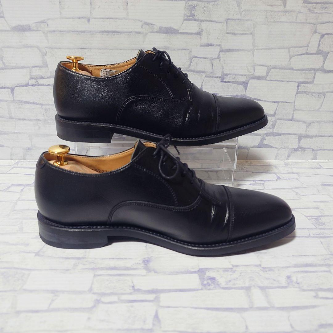 【極美品】REGAL ストレートチップ レースアップ シューズ 黒 24.5cm