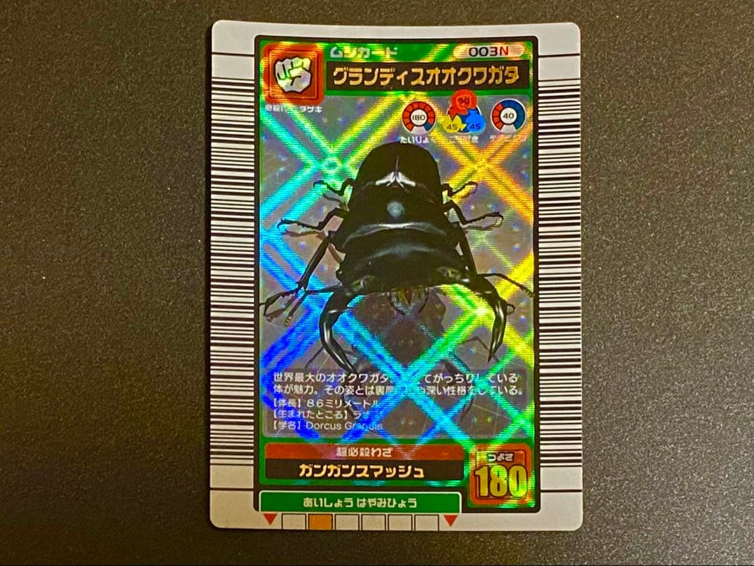 ☆ムシキング☆貴重☆2003夏☆グランディスオオクワガタ☆未使用品☆