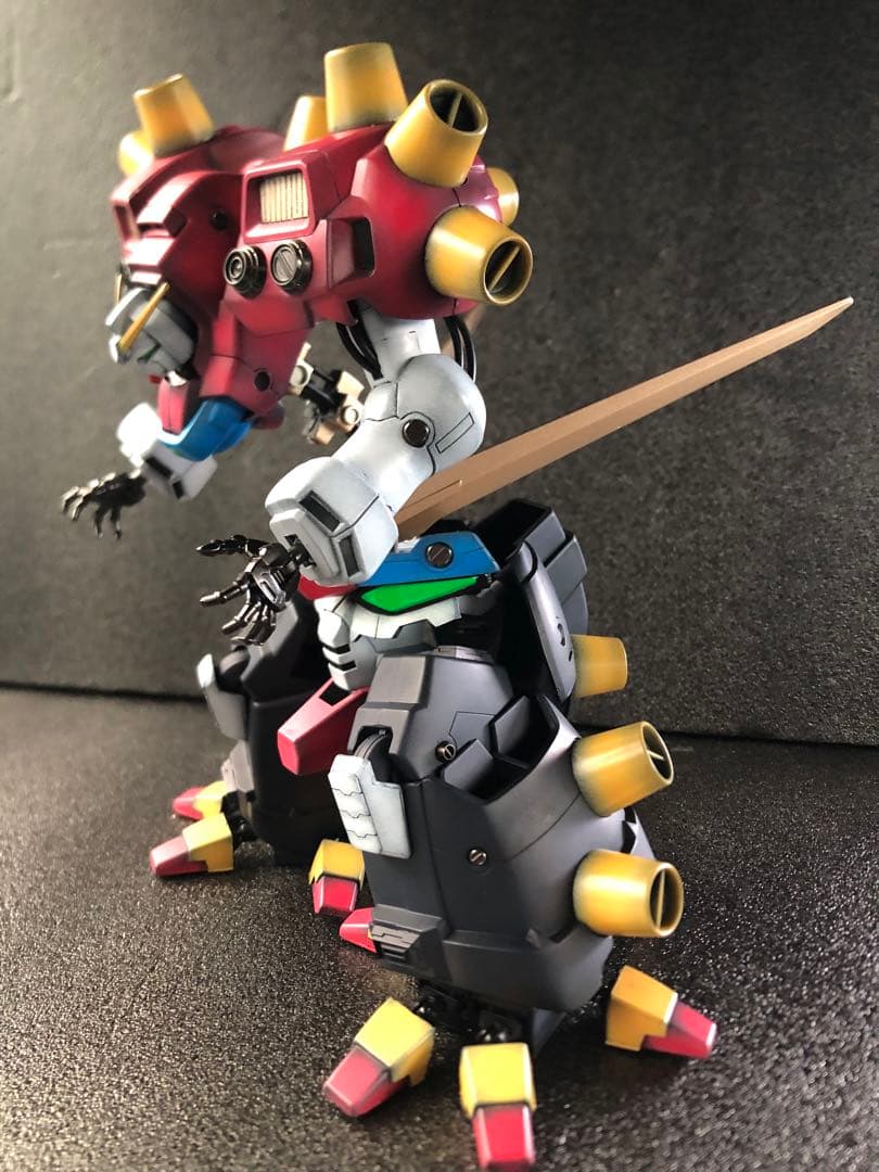 ガンプラ　バンダイ　デビルガンダム　旧キット　改造　全塗装　完成品【Gガンダム】