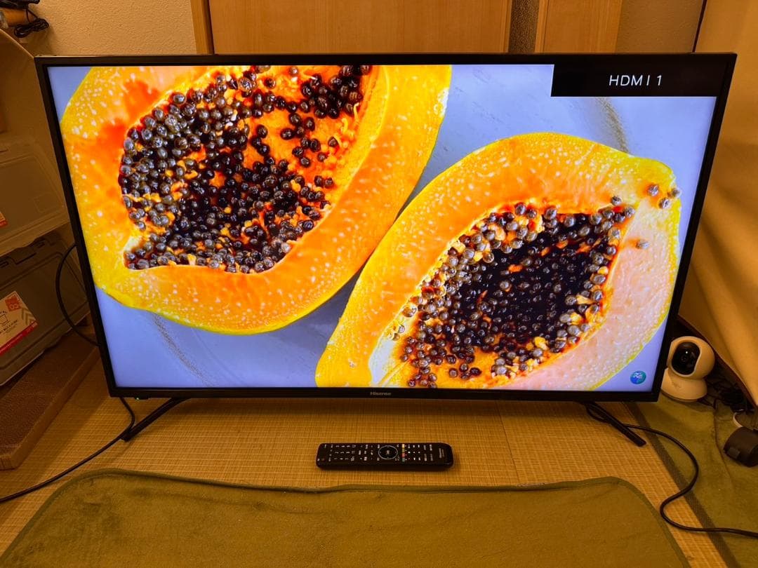 ハイセンス hisense 43型　4K　テレビ　43F60E　19年製極美品！