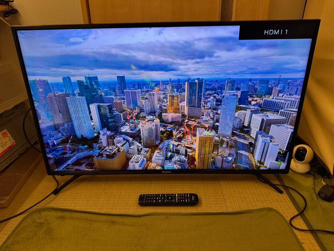 ハイセンス hisense 43型　4K　テレビ　43F60E　19年製極美品！