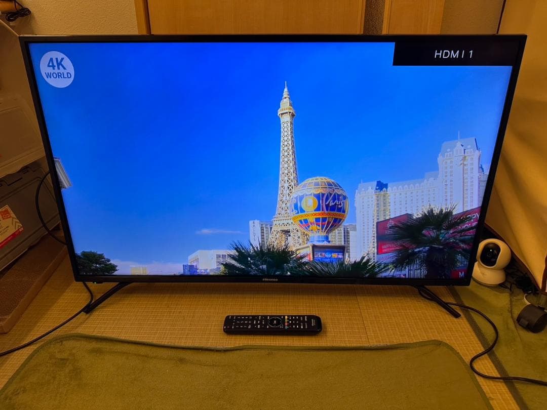 ハイセンス hisense 43型　4K　テレビ　43F60E　19年製極美品！