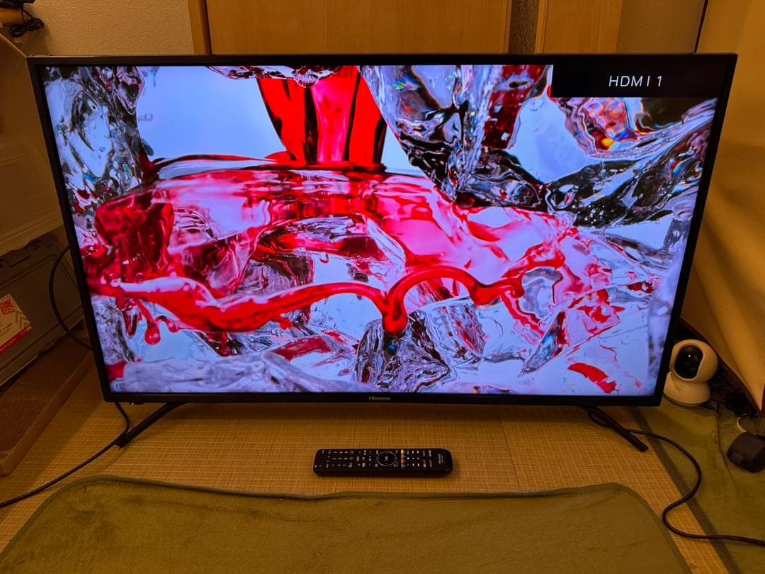 ハイセンス hisense 43型　4K　テレビ　43F60E　19年製極美品！