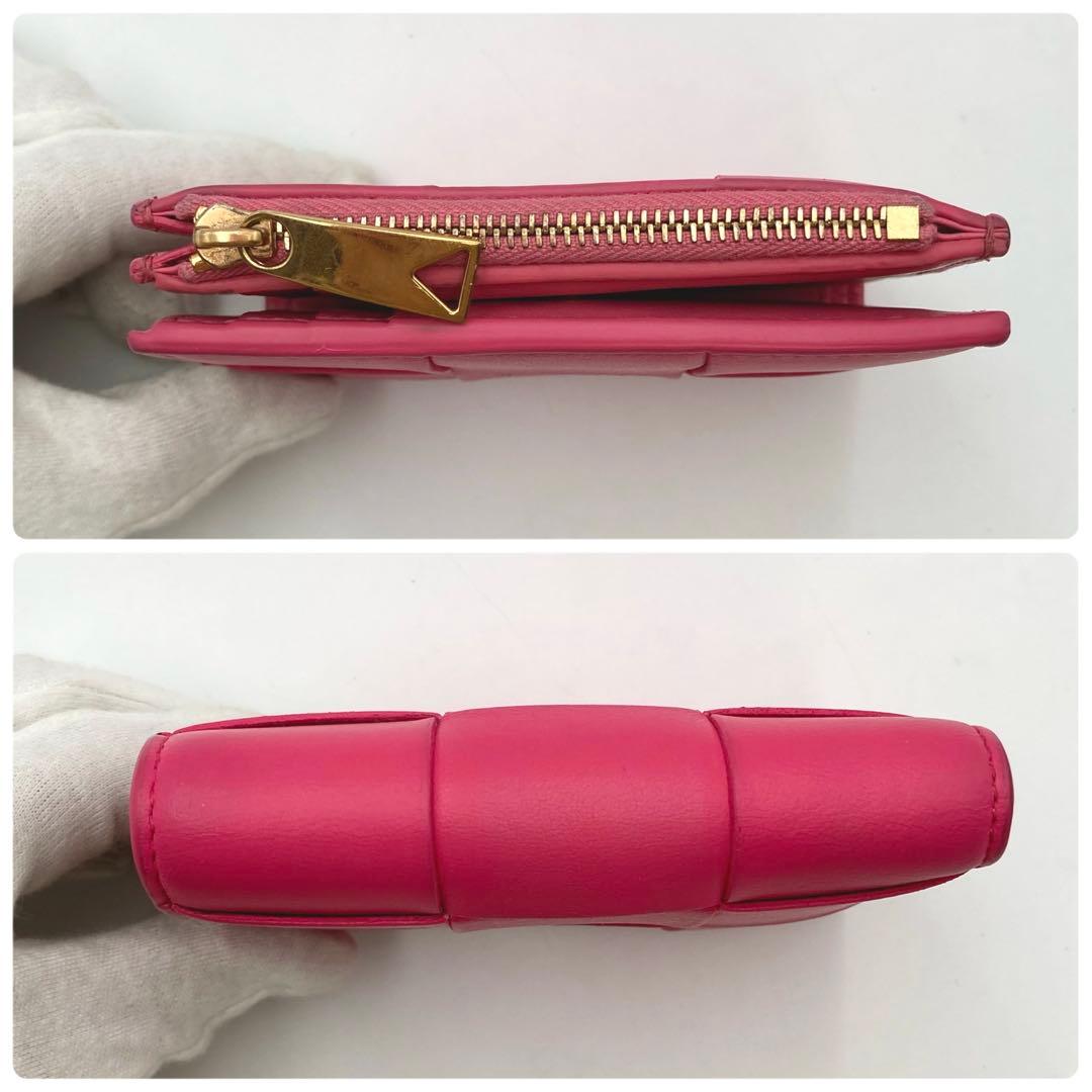 LilyM✨ ボッテガヴェネタ カセット イントレチャート 財布 ピンク