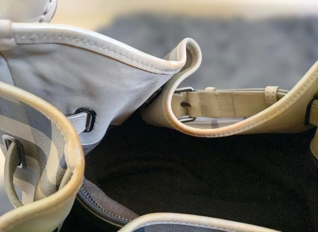 Burberry London スモークドチェック トートバッグ ノバチェック