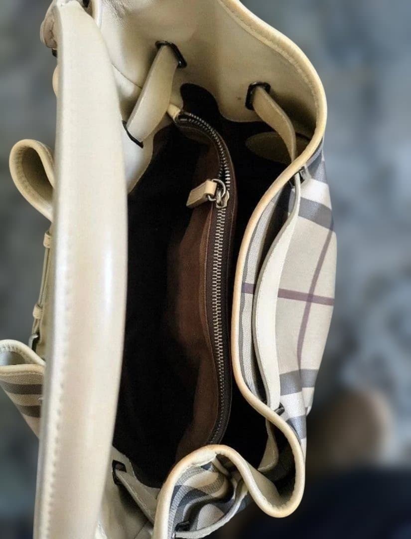 Burberry London スモークドチェック トートバッグ ノバチェック