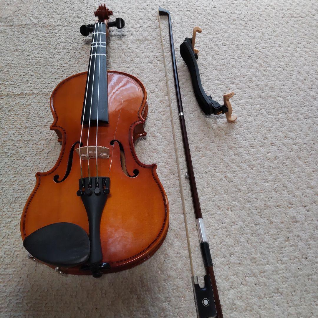 1/4ステンター バイオリン本体と弓、ケース付き