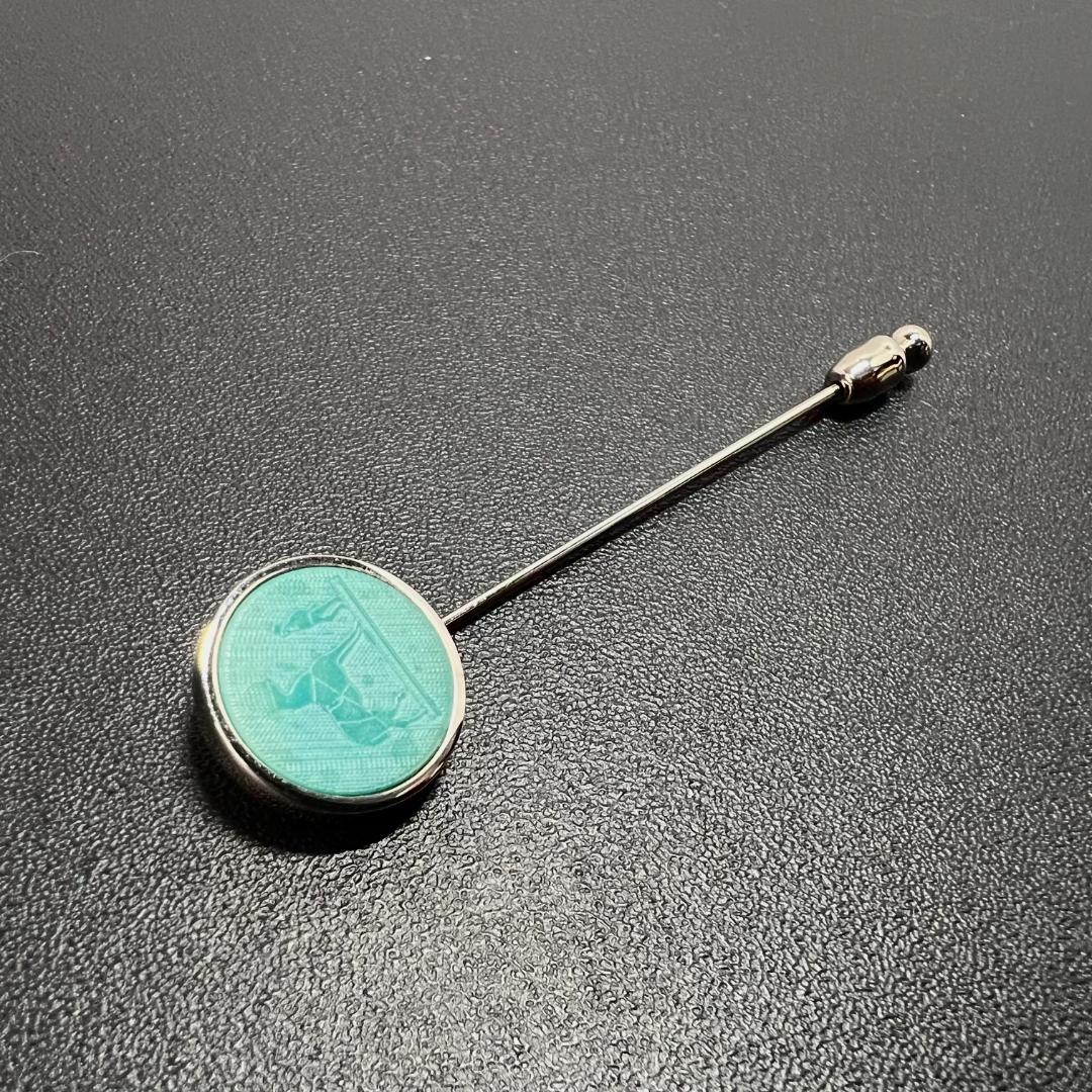 ✨正規品＆超美品‼️✨ エルメス コロゾ ピンブローチ ブルーホース