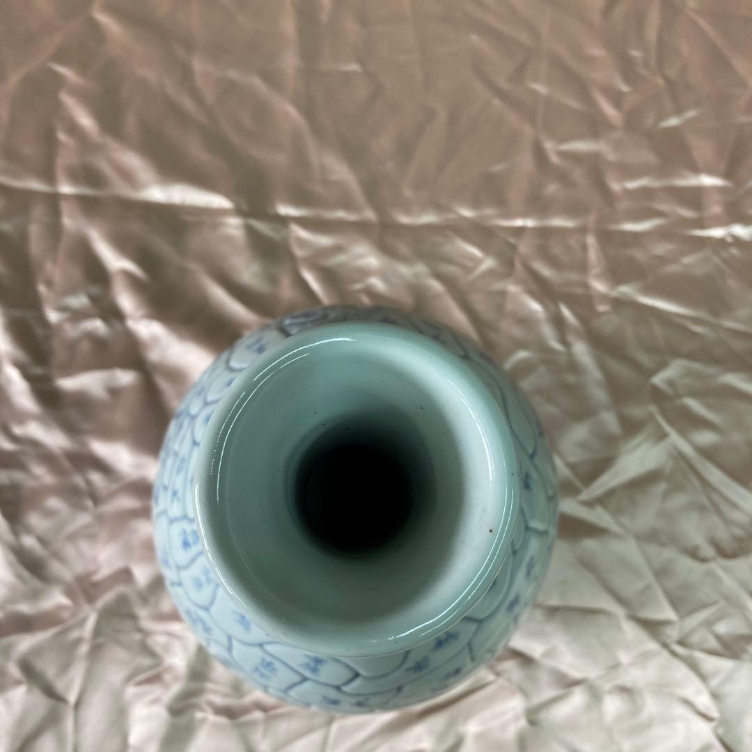 古地図 花瓶 骨董品 アンティーク