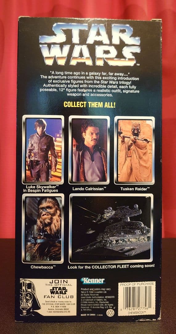 STAR WARSスターウォーズ コレクターシリーズ チューバッカ 1996年製