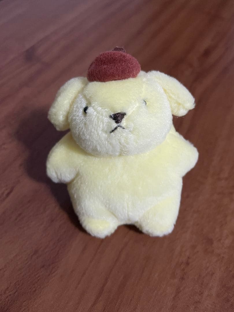 ポムポムプリン　マスコット　キーホルダー　ボールチェーン　ぬいぐるみ　レア　平成