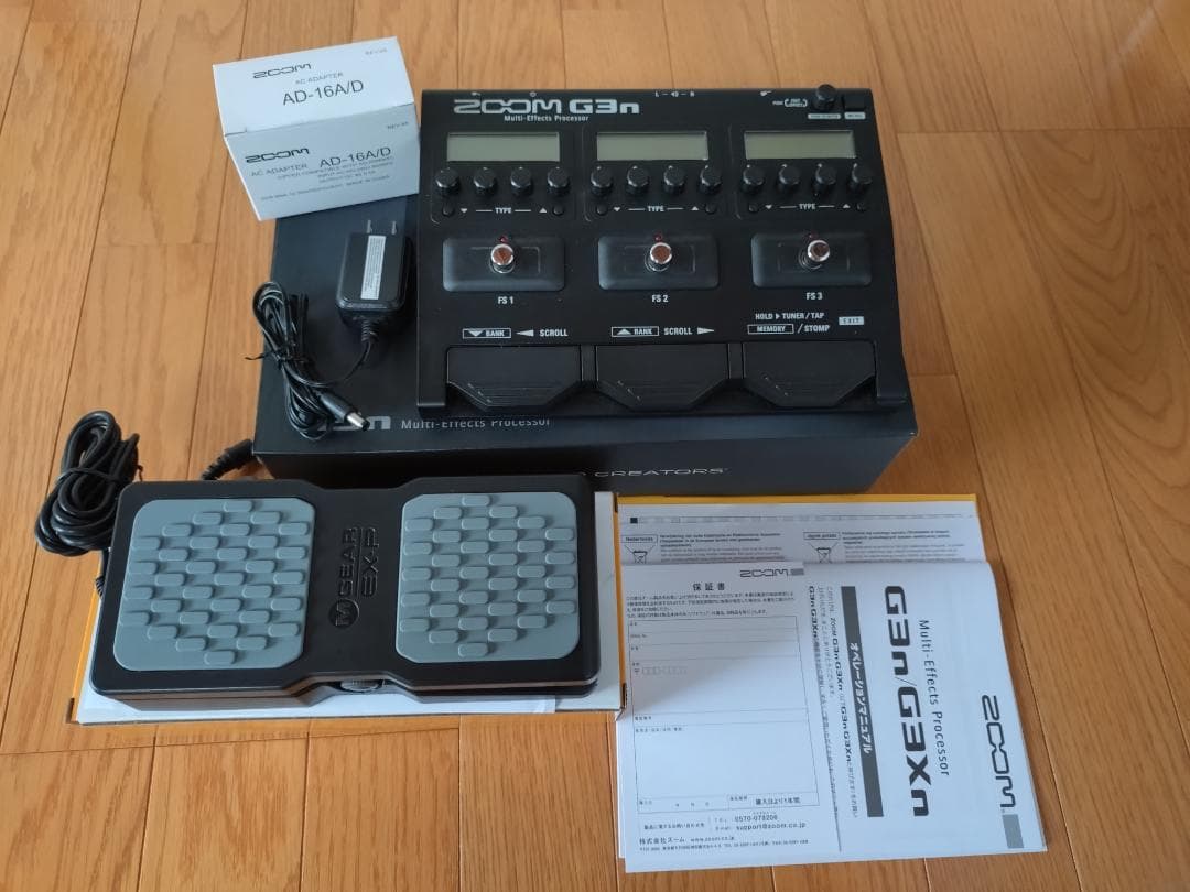 ZOOM ズーム ギター用 マルチエフェクター G3n・M-Audio EX-P