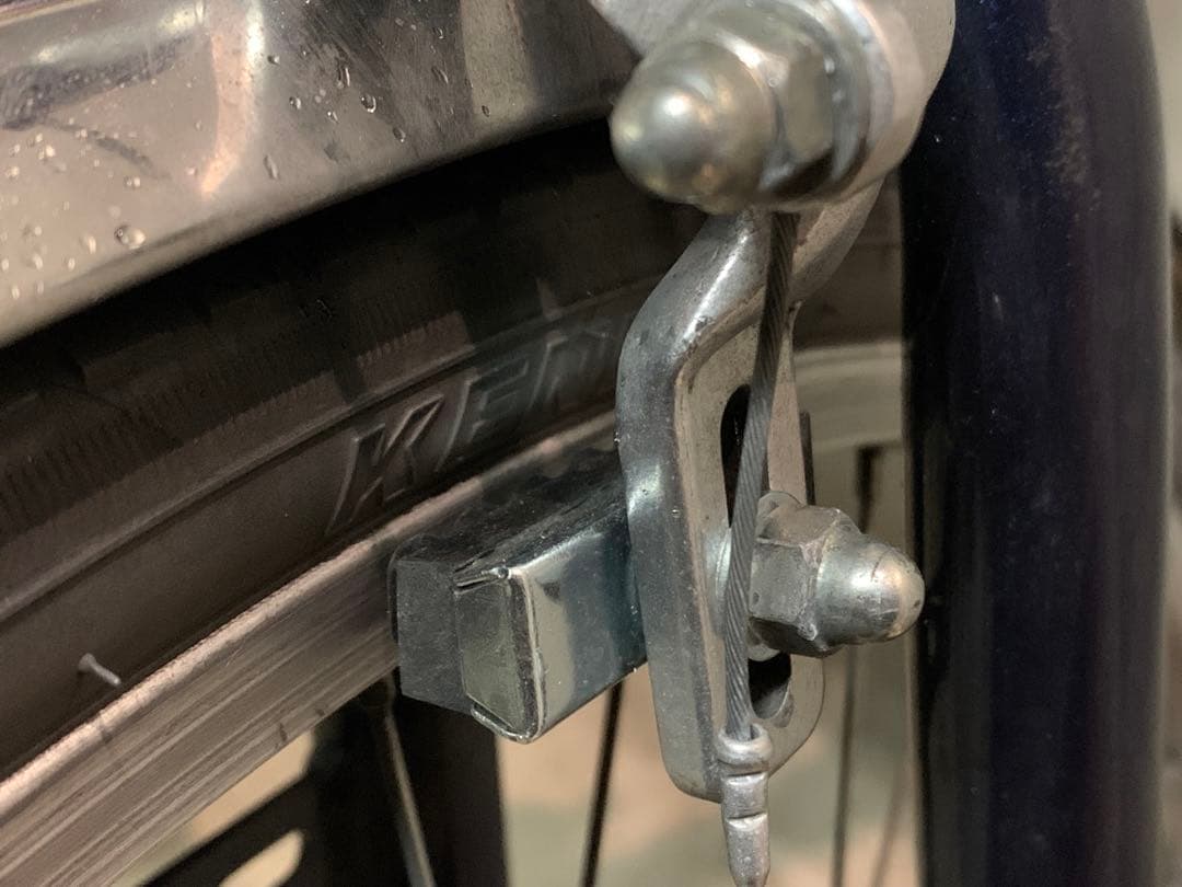 27インチ 紺色 内装3段 前カゴ付き【安心の整備付き】