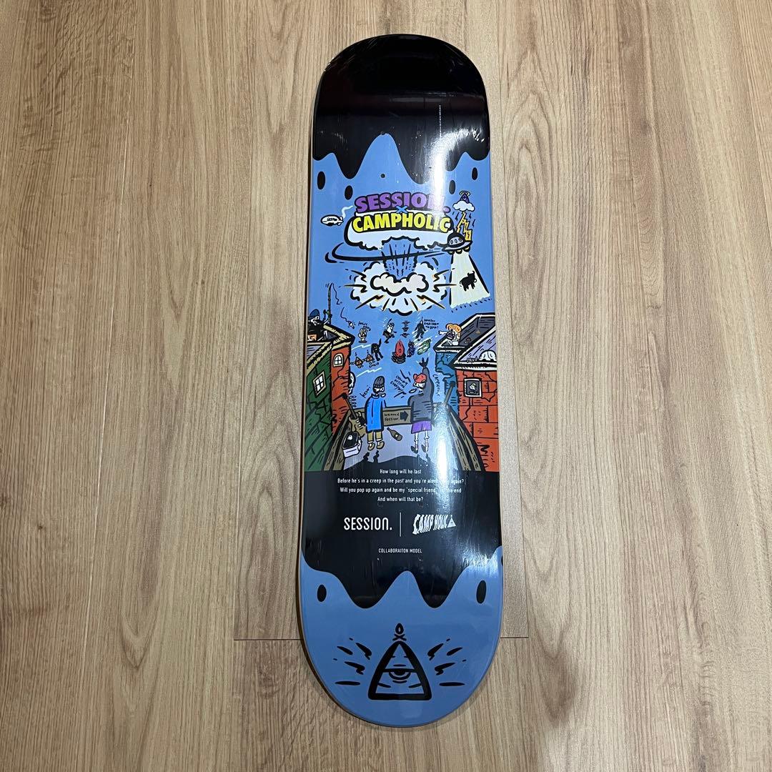 SESSION. × CAMP HOLIC / SK8 DECK スケボーデッキ