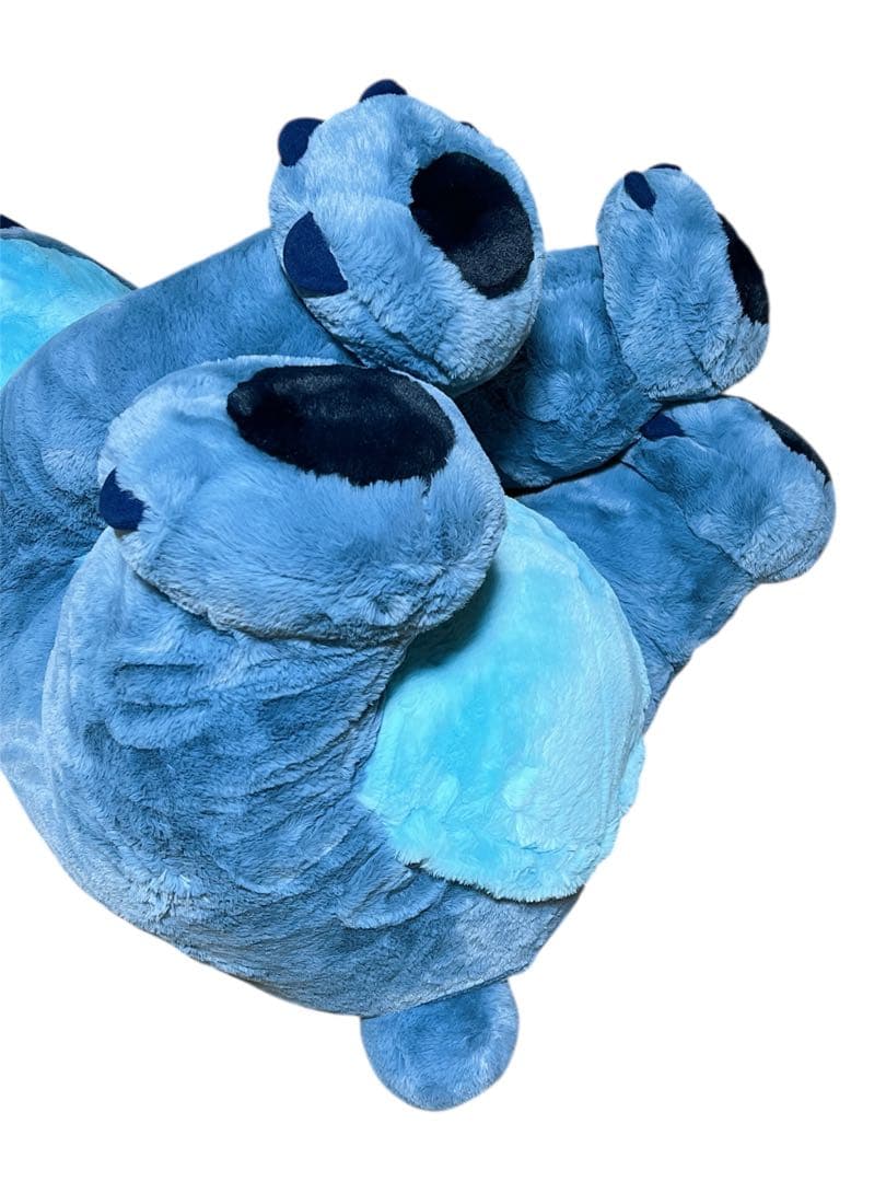 コストコ　スティッチ　特大ぬいぐるみ　ブランケット付き