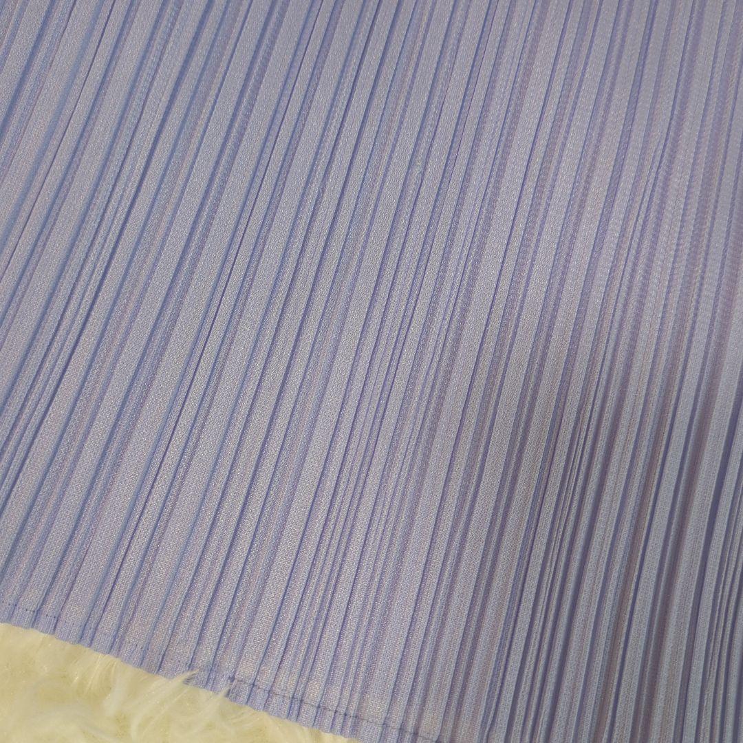 PLEATS PLEASE　ガウチョパンツ　ワイドパンツ　サイズ2　パープル