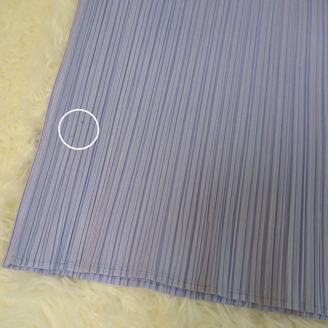 PLEATS PLEASE　ガウチョパンツ　ワイドパンツ　サイズ2　パープル