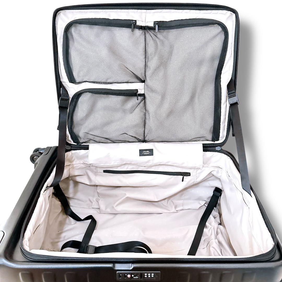 美品 LOJEL Cubo Lサイズ キャリーケース ブラック バンド付き