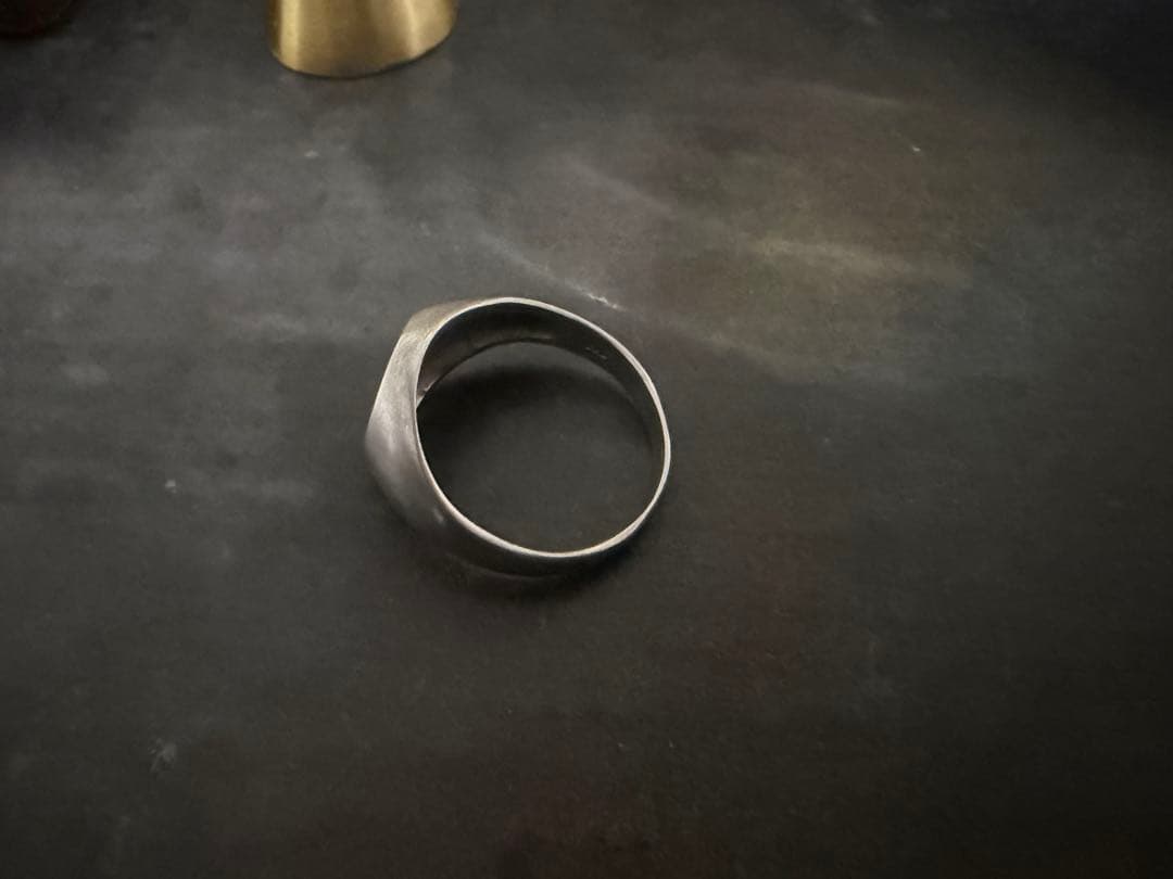 希少　ヴィンテージ　リング　シルバー　925 シグネット　アメリカ　ユーロ